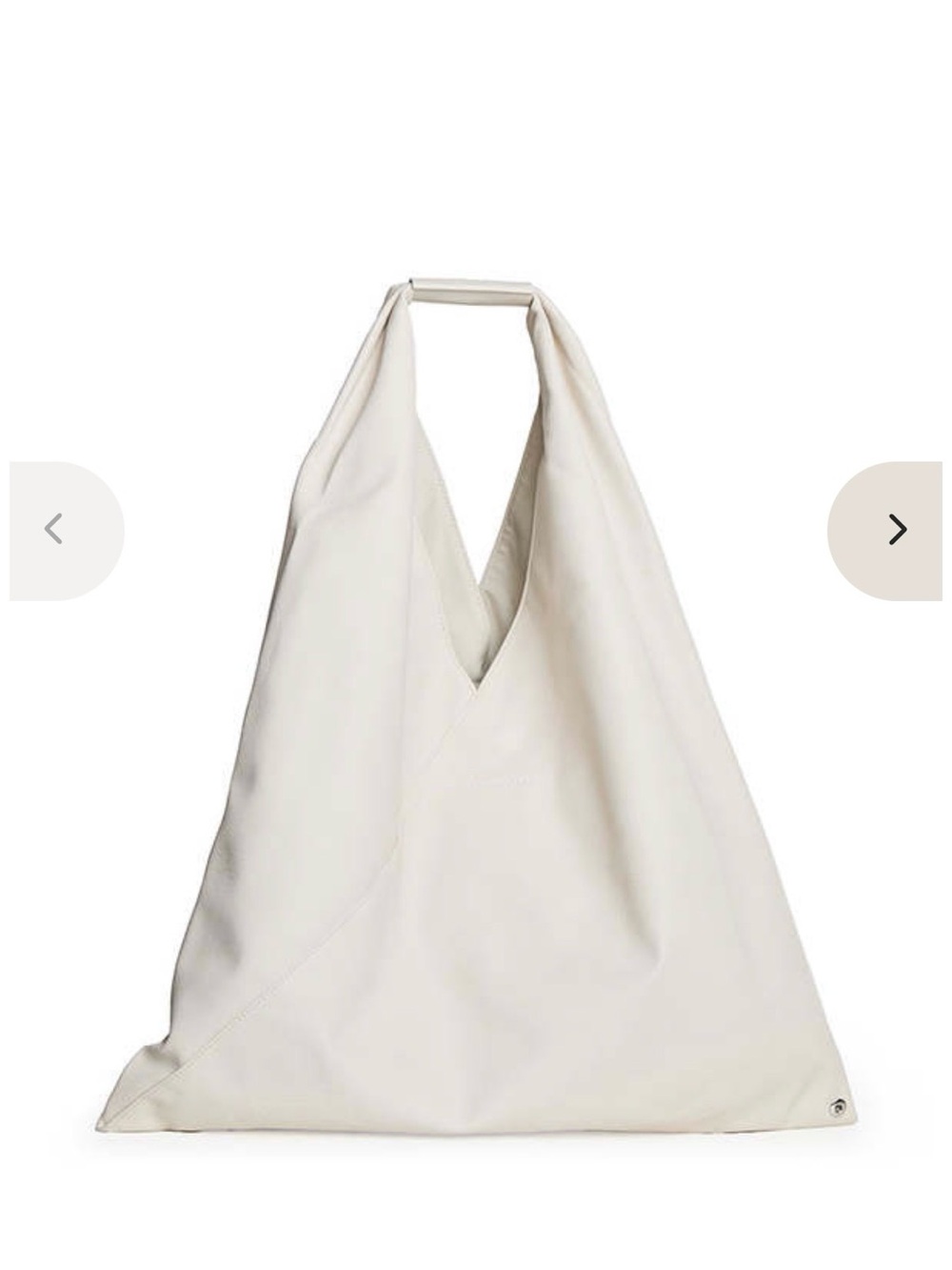 MM6 MAISON MARGIELA CLASSIC OFF WHITE BAG